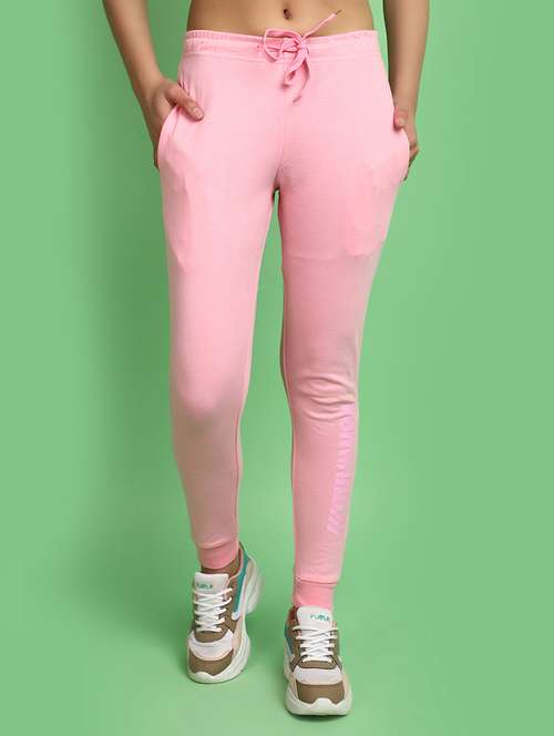 pink cotton joggers - 20572238 -  Standard Image - 0