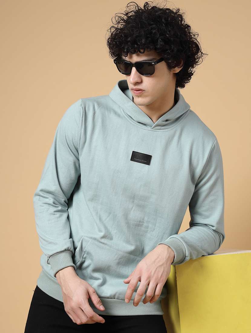 men back print hooded sweatshirt - 20572311 - Standard Image - 1
