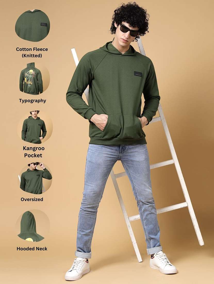 men long sleeves front & back print sweatshirt - 20572314 - Standard Image - 4