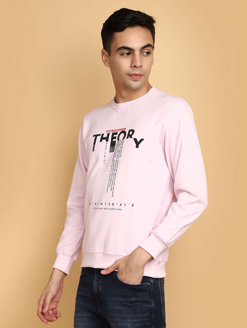 mauve printed sweatshirt - 20572337 -  Standard Image - 1
