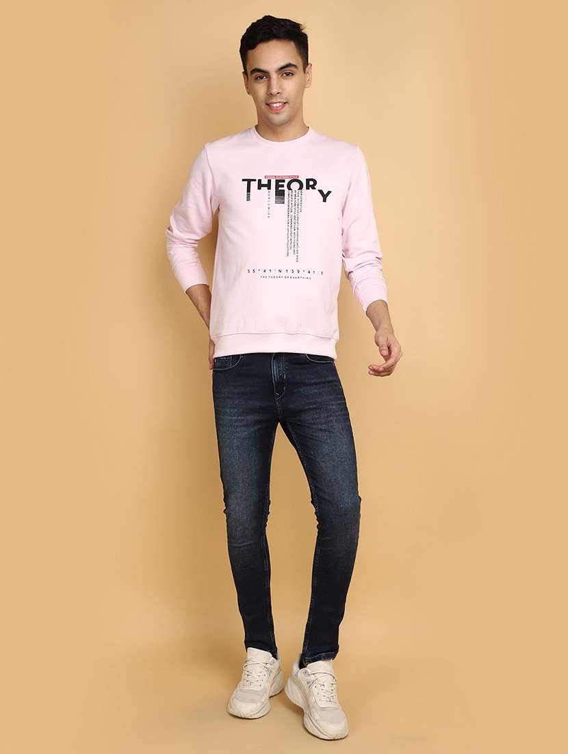 mauve printed sweatshirt - 20572337 -  Standard Image - 4