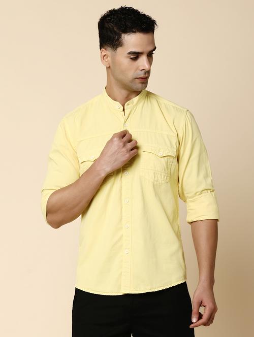 men solid color regular shirt - 20572537 -  Standard Image - 0