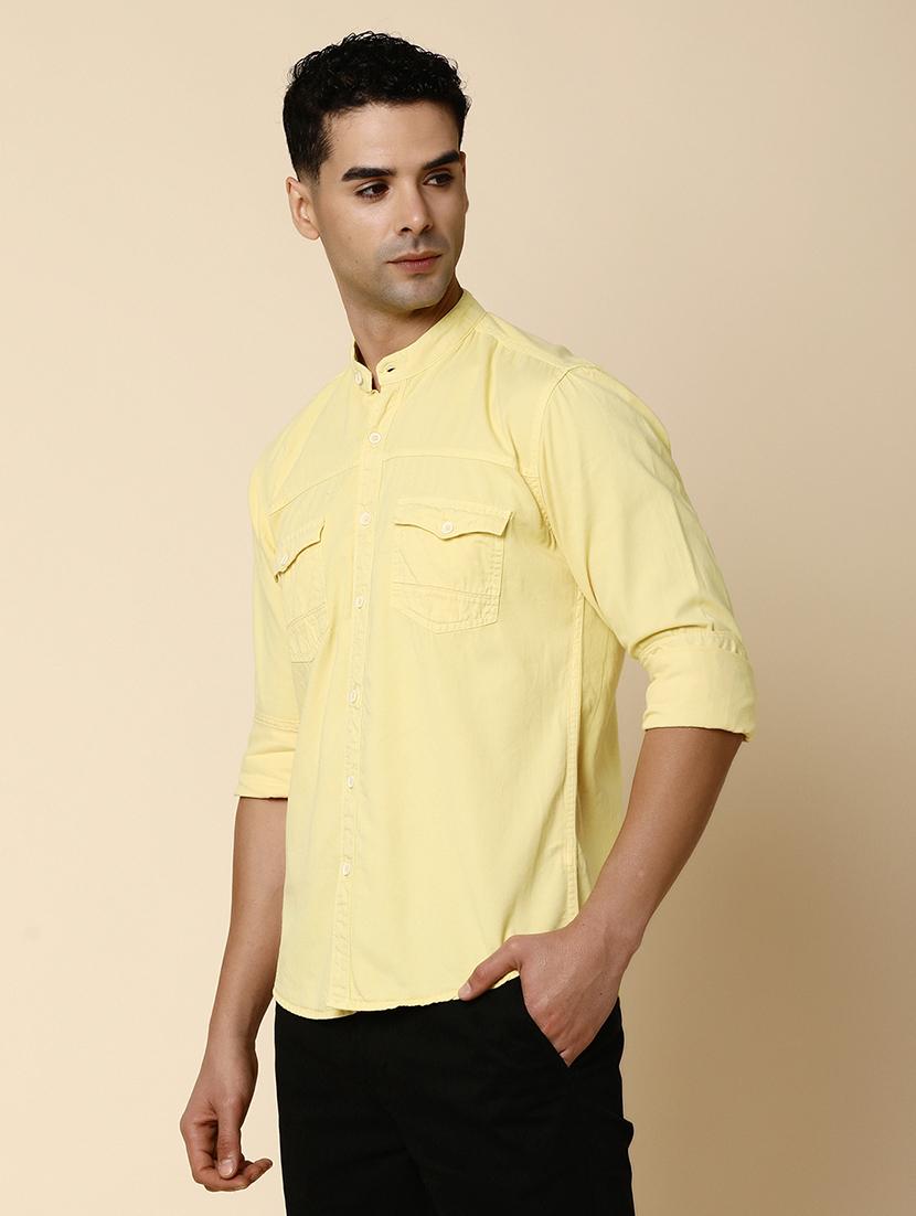 men solid color regular shirt - 20572537 -  Standard Image - 1