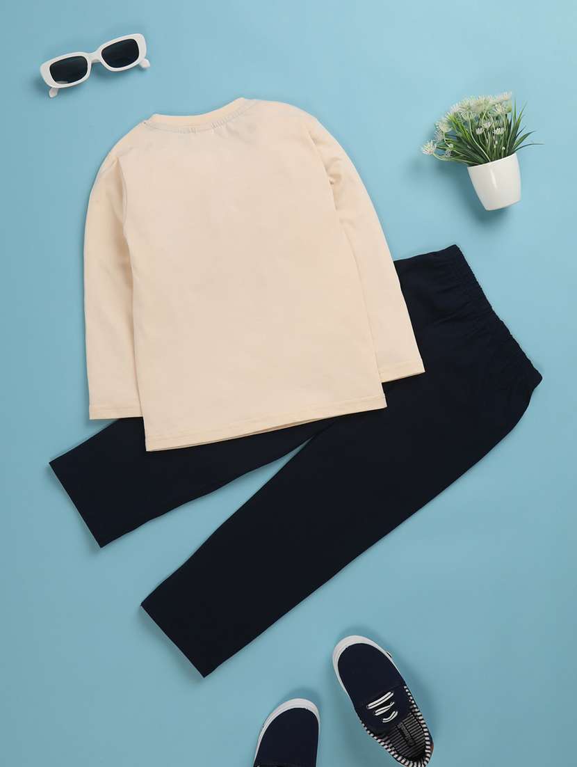 pink cotton suit sets twin & dungree - 20572615 -  Standard Image - 1