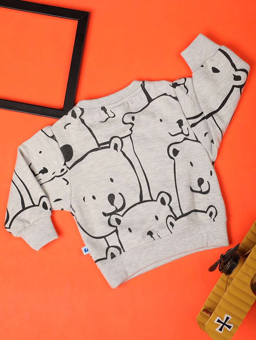 kids round neck graphic printed sweatshirt - 20572622 -  Standard Image - 1