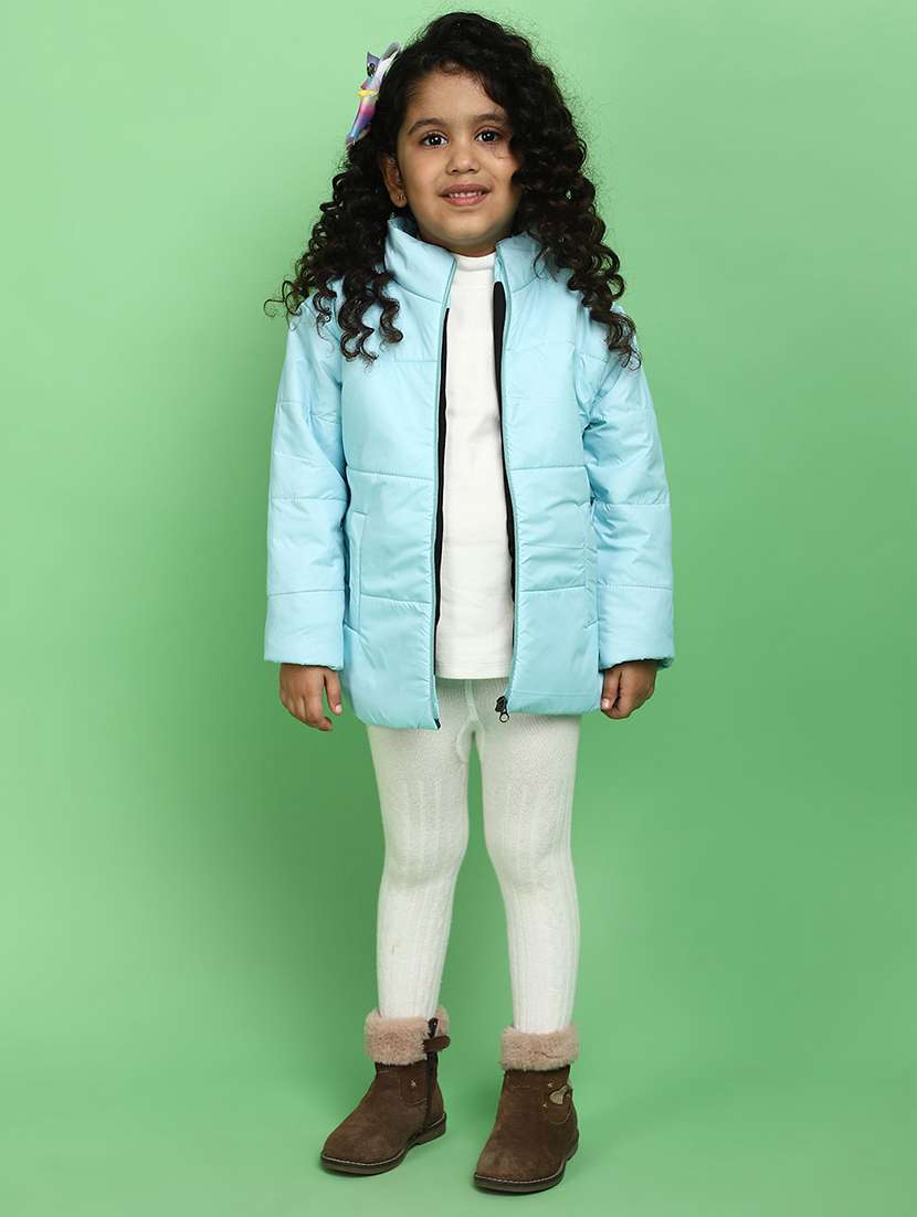 girls solid color regular jackets - 20572669 - Standard Image - 4