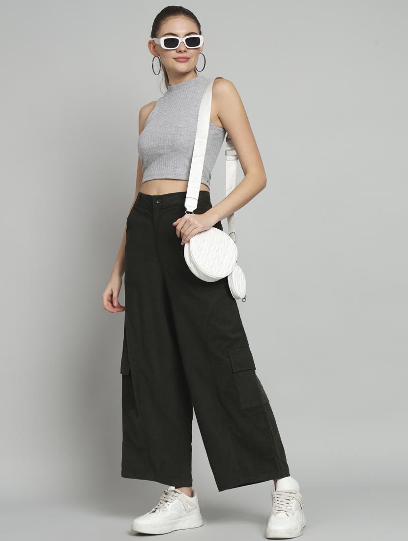 green corduroy trousers - 20572919 - Standard Image - 4