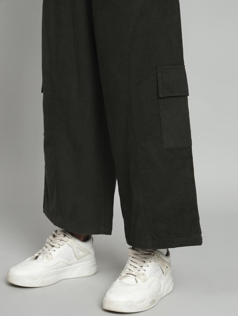 green corduroy trousers - 20572919 - Standard Image - 6
