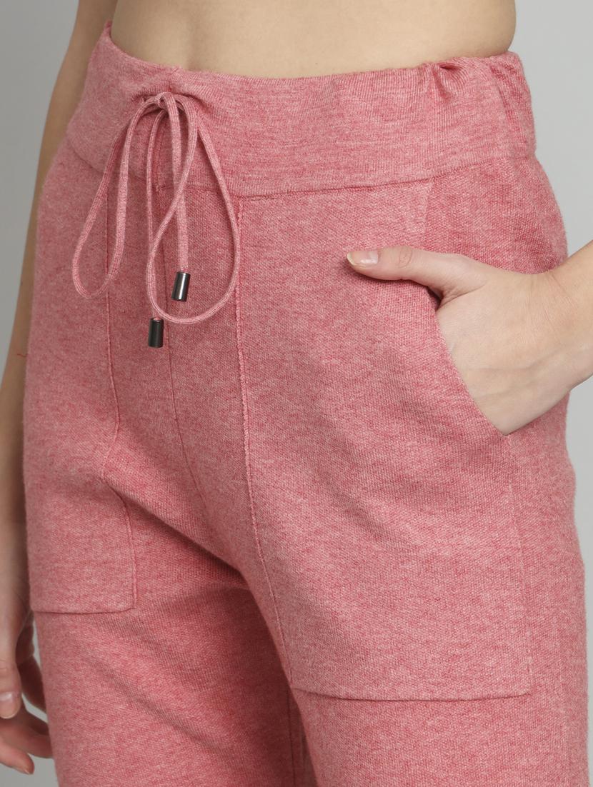 women high rise solid jogger - 20572933 - Standard Image - 6