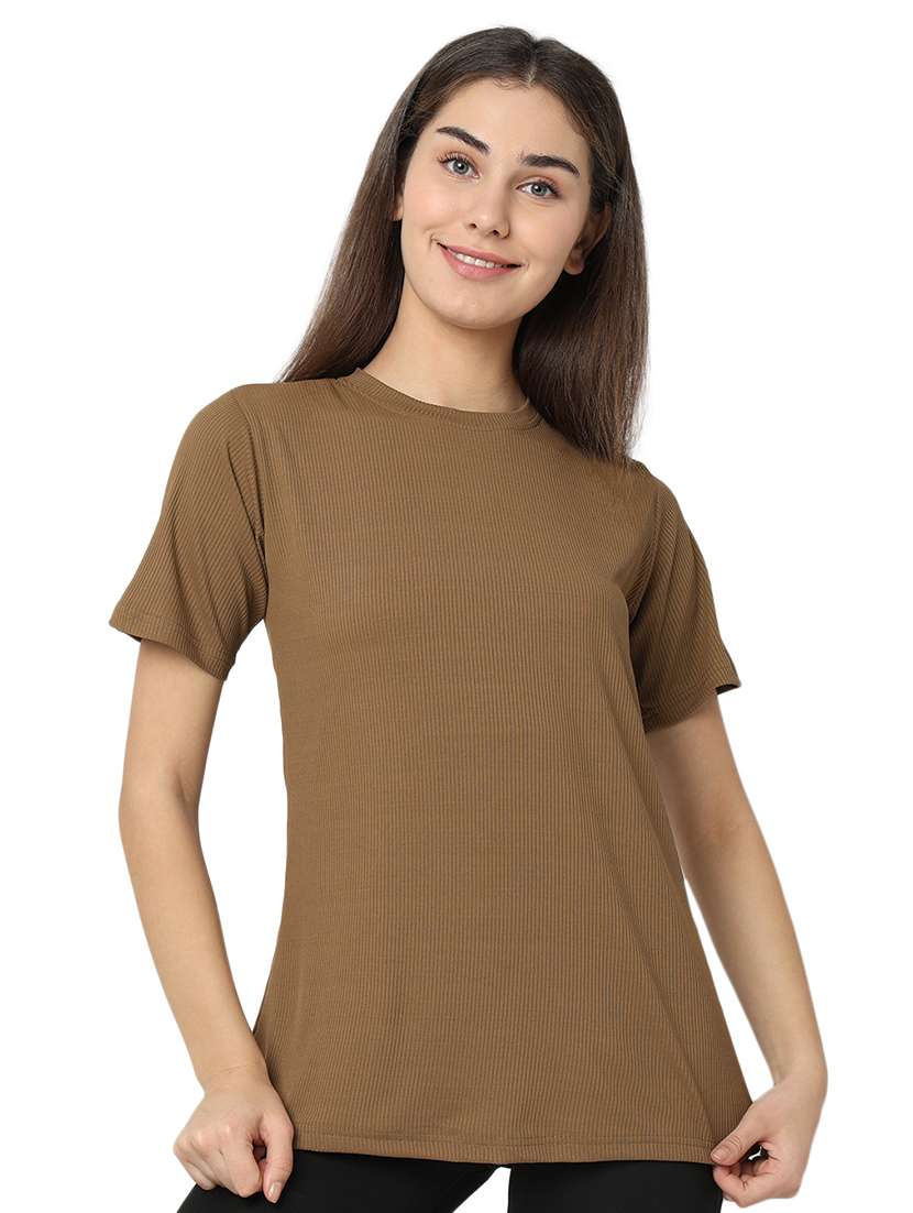 women's all over print crew neck t-shirt