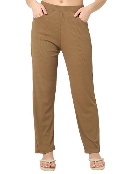 women mid rise solid pajama - 20572971 -  Standard Image - 0