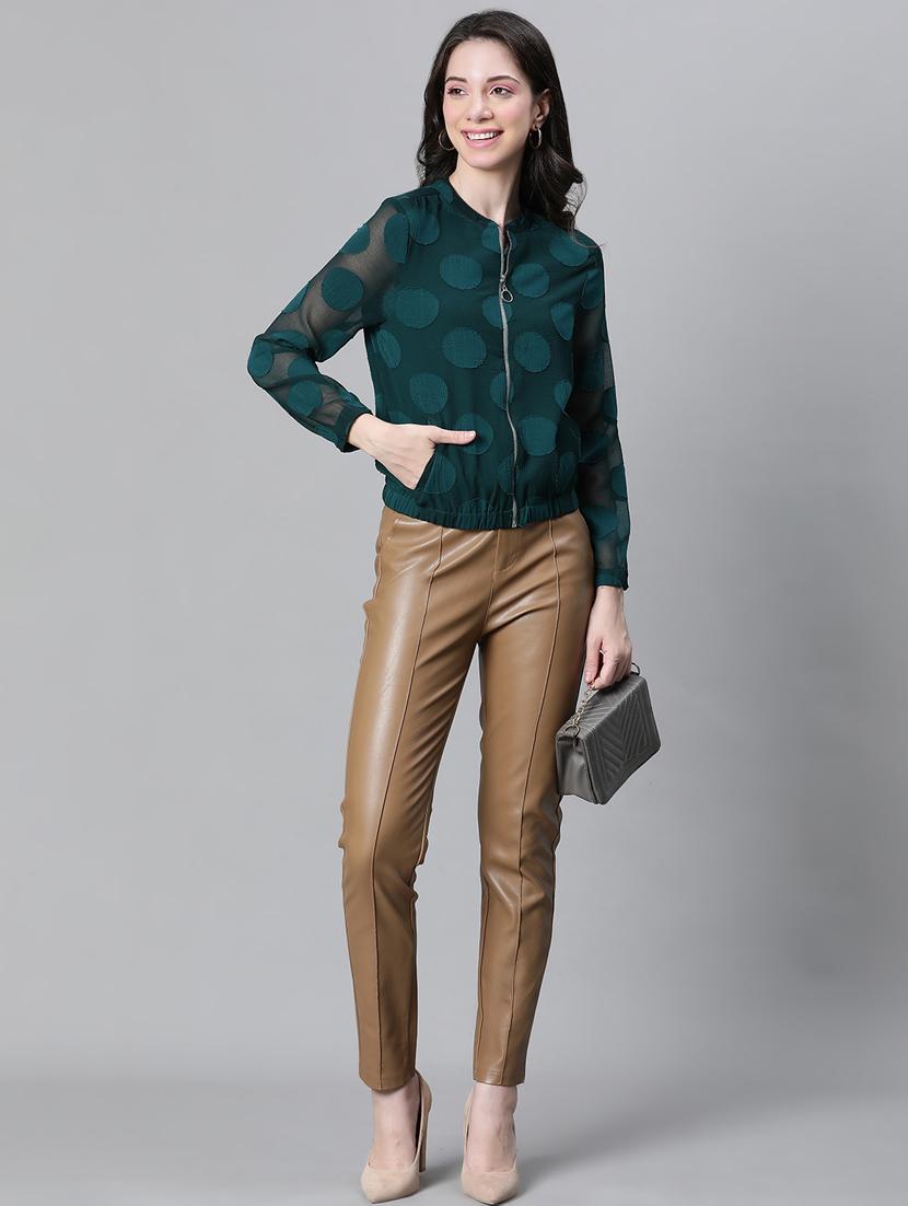 women self designed long sleeves jacket - 20573041 - Standard Image - 4