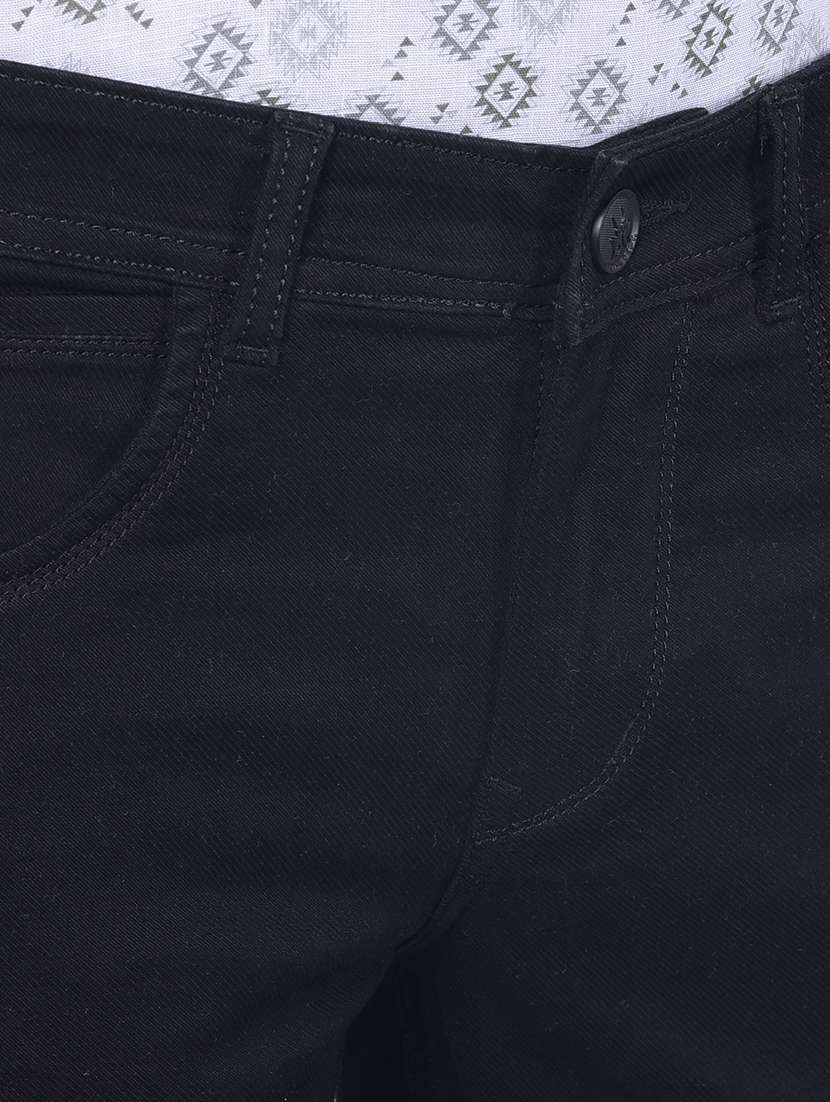 men mid rise denim solid jeans - 20586024 -  Standard Image - 6