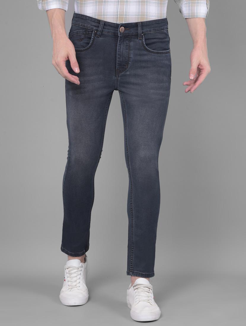 men washed slim fit ankle legth jean - 20586040 - Zoom Image - 0