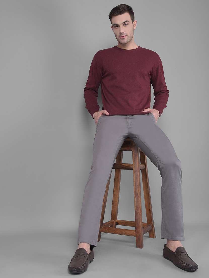 men wool long sleeve pullover - 20586574 -  Standard Image - 4