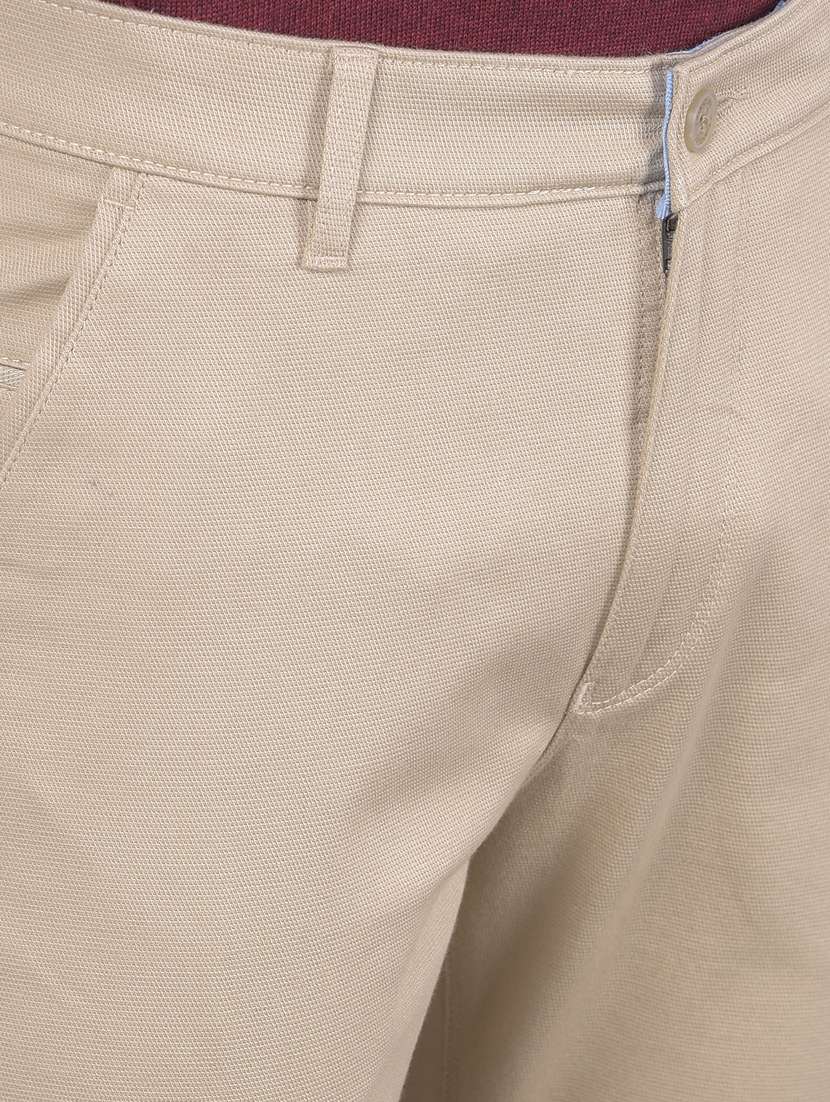 men solid ankle length chinos - 20586594 -  Standard Image - 6