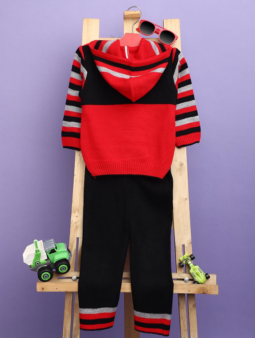 red cotton suit sets twin & dungree - 20587581 - Standard Image - 1