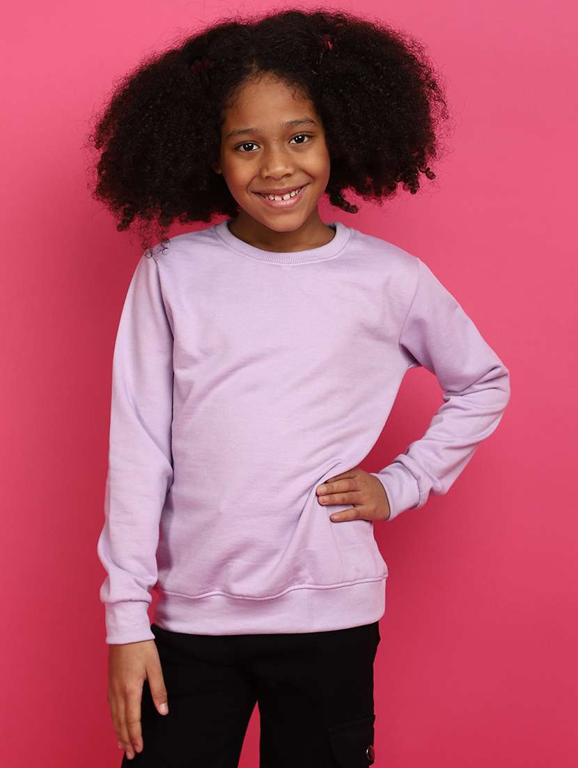 pack of 2 lavender printed detailed sweatshirt - 20587625 - Standard Image - 1
