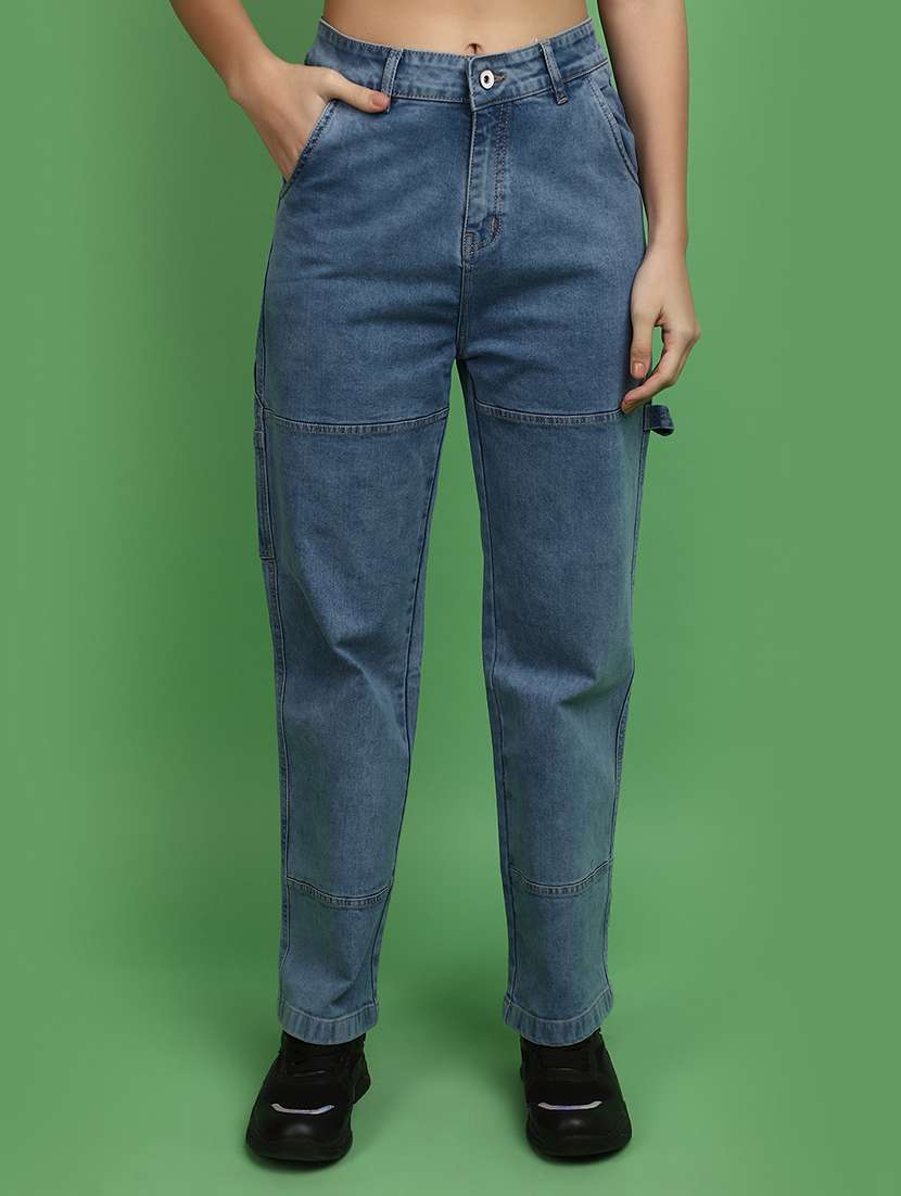 women mid rise denim jeans