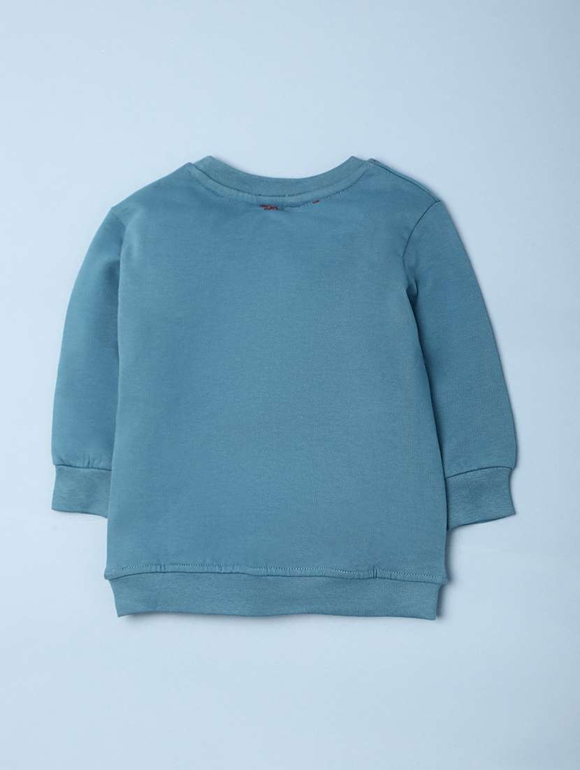 kids round neck front print sweatshirt - 20589541 -  Standard Image - 1