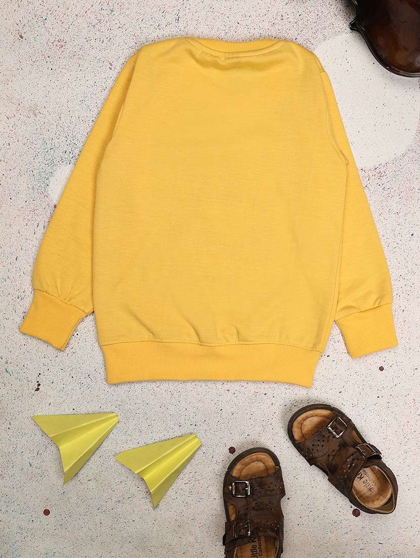 boys round neck typographic regular sweatshirt - 20589839 -  Standard Image - 1