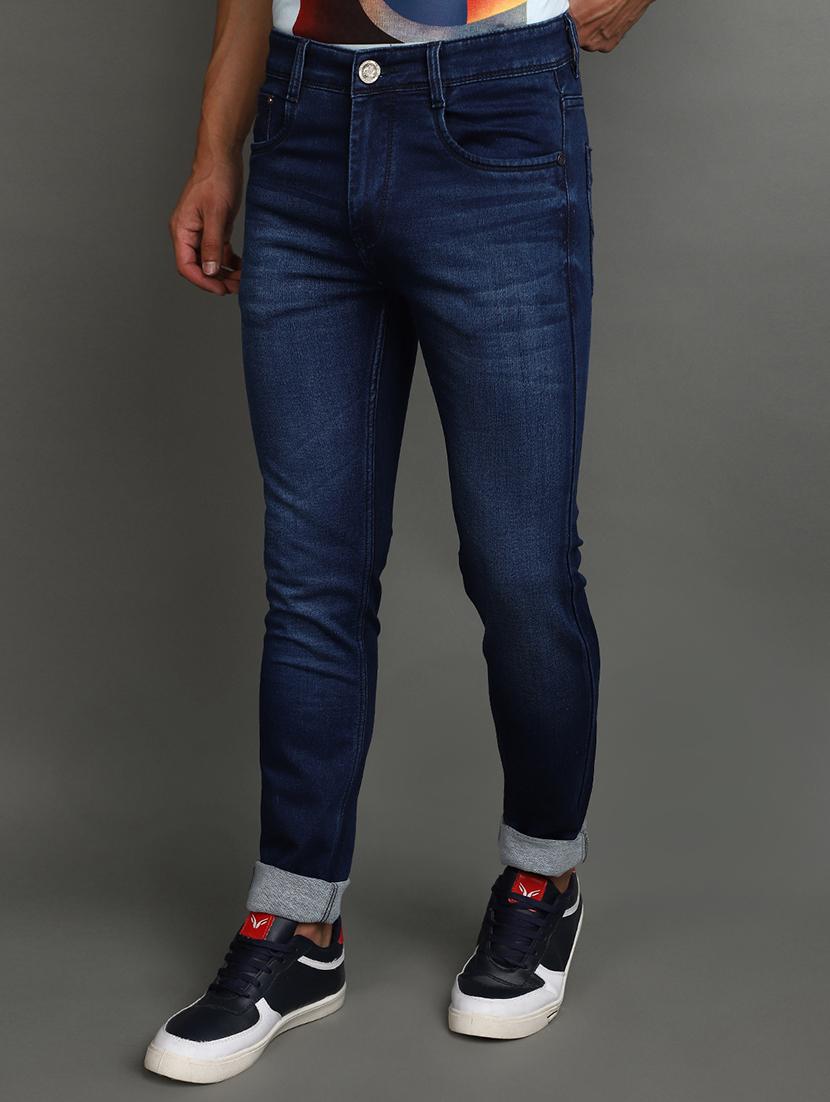 blue washed denim jeans - 20589942 -  Standard Image - 1