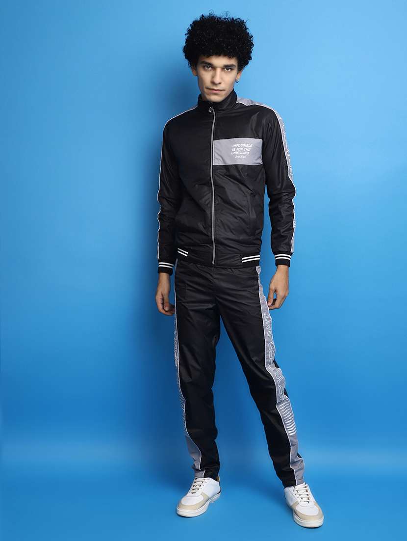 men solid color track suit - 20589959 -  Standard Image - 1