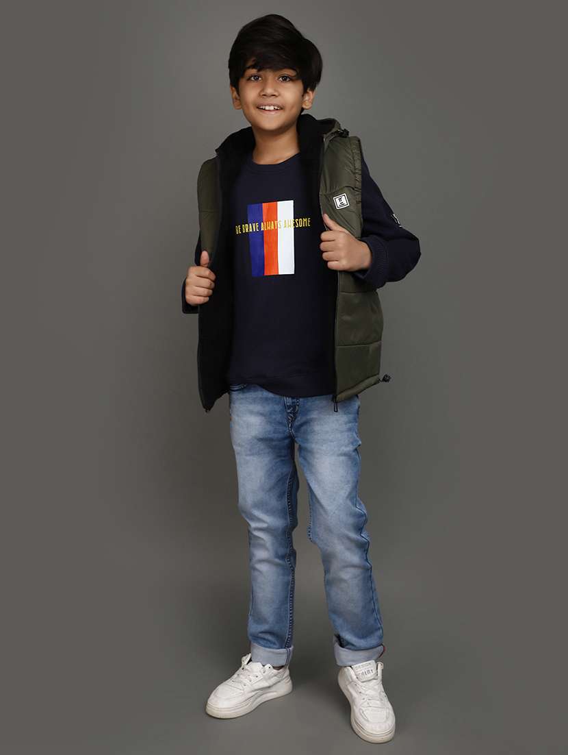 olive green solid sleeveless jacket - 20589991 -  Standard Image - 4