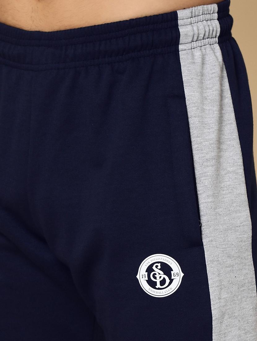 men color block mid rise full length jogger - 20590218 - Standard Image - 4