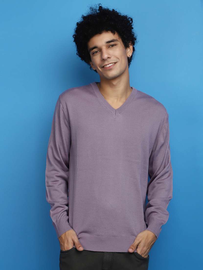 men plain long sleeves sweatshirt