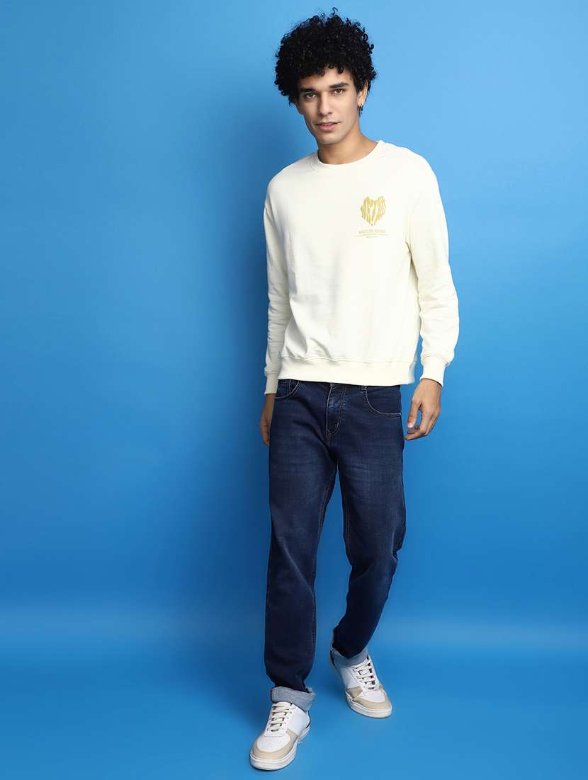 men back print long sleeve sweatshirt - 20590574 -  Standard Image - 4