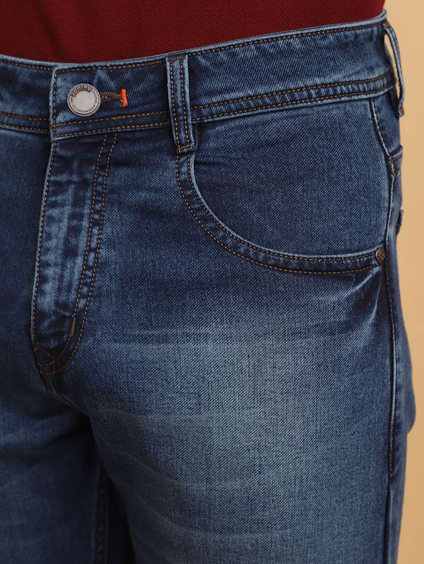 men mid rise denim jeans - 20590715 -  Standard Image - 4