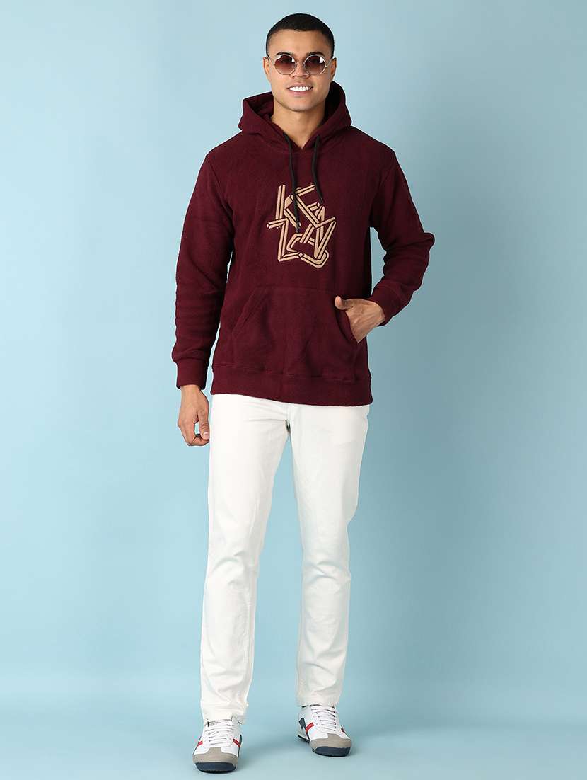 men long sleeves chest print sweatshirt - 20590789 -  Standard Image - 4