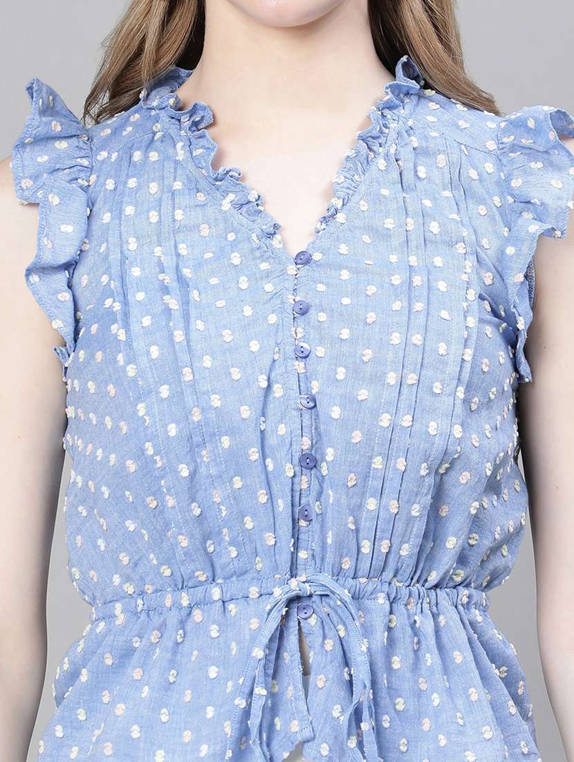 women self designed sleeveless regular top - 20592350 - Standard Image - 6