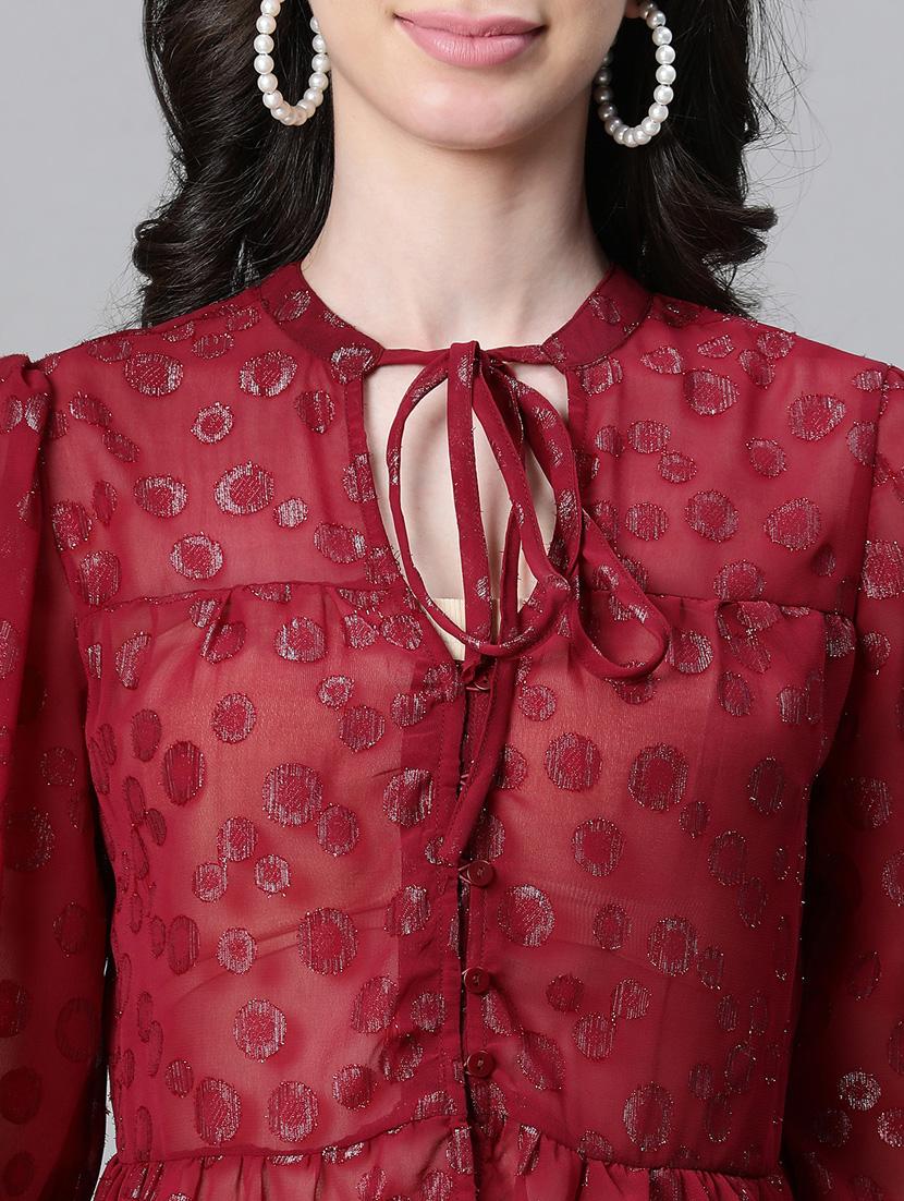 women self designed puff sleeves top - 20592367 - Standard Image - 6