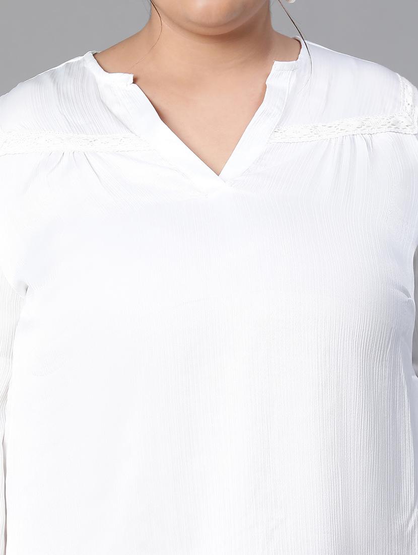 plus size women solid straight top - 20592378 - Standard Image - 6