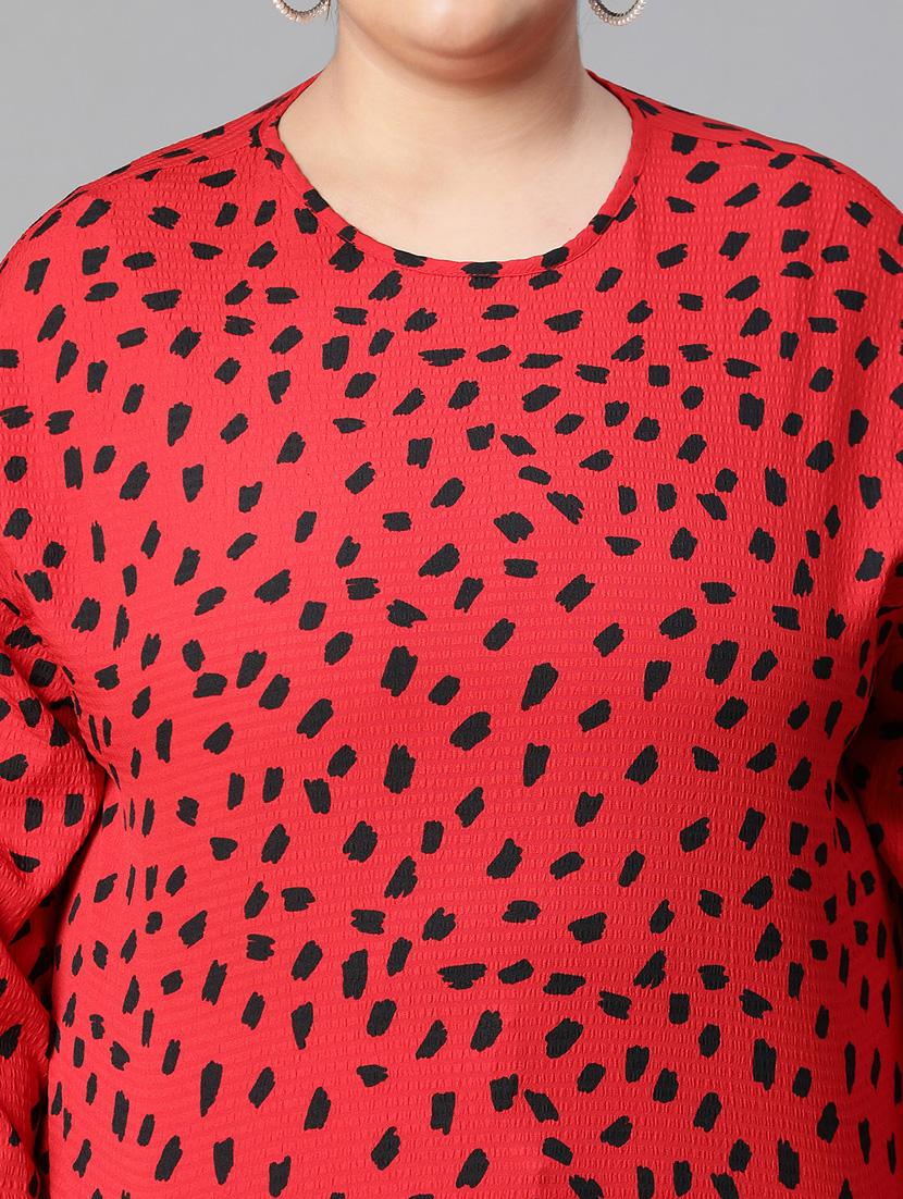 plus size women printed high low top - 20592396 - Standard Image - 6