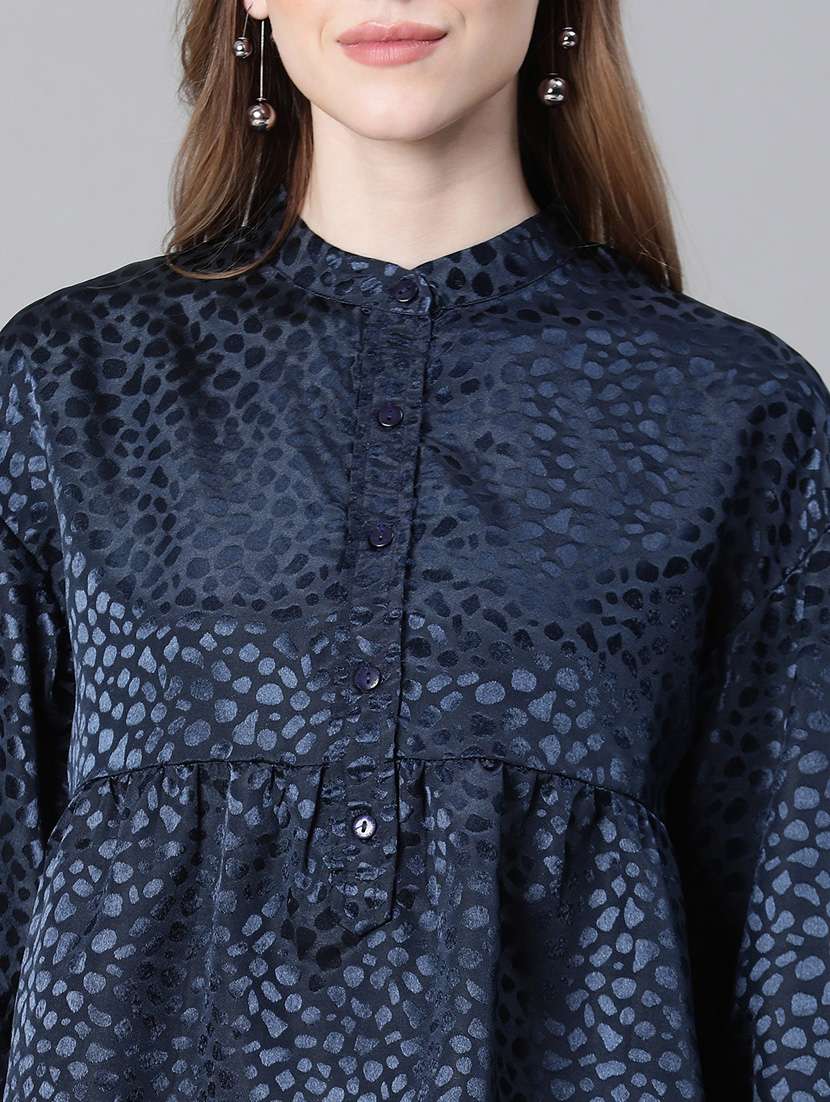 plus size women printed high low top - 20592415 -  Standard Image - 6