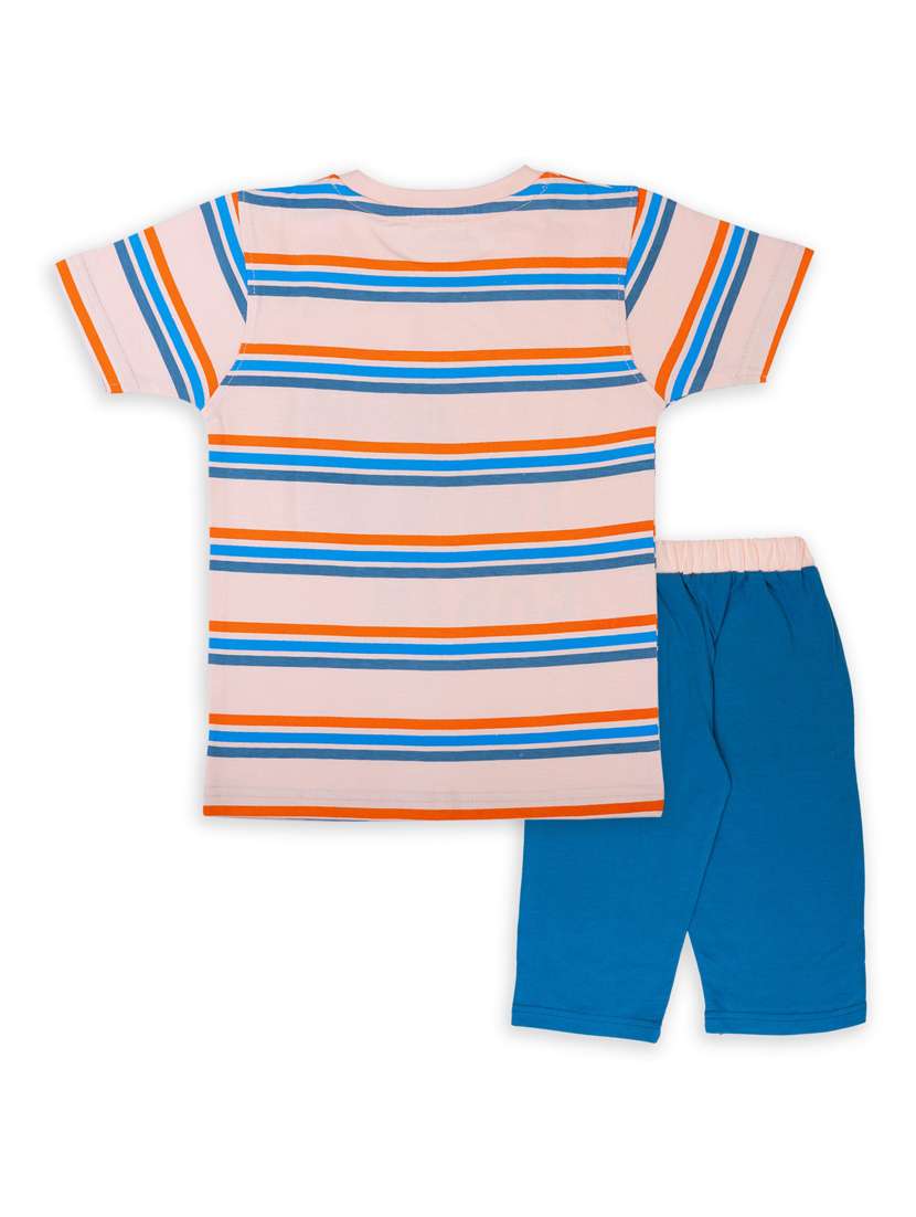 boys printed shorts set - 20592753 - Standard Image - 1
