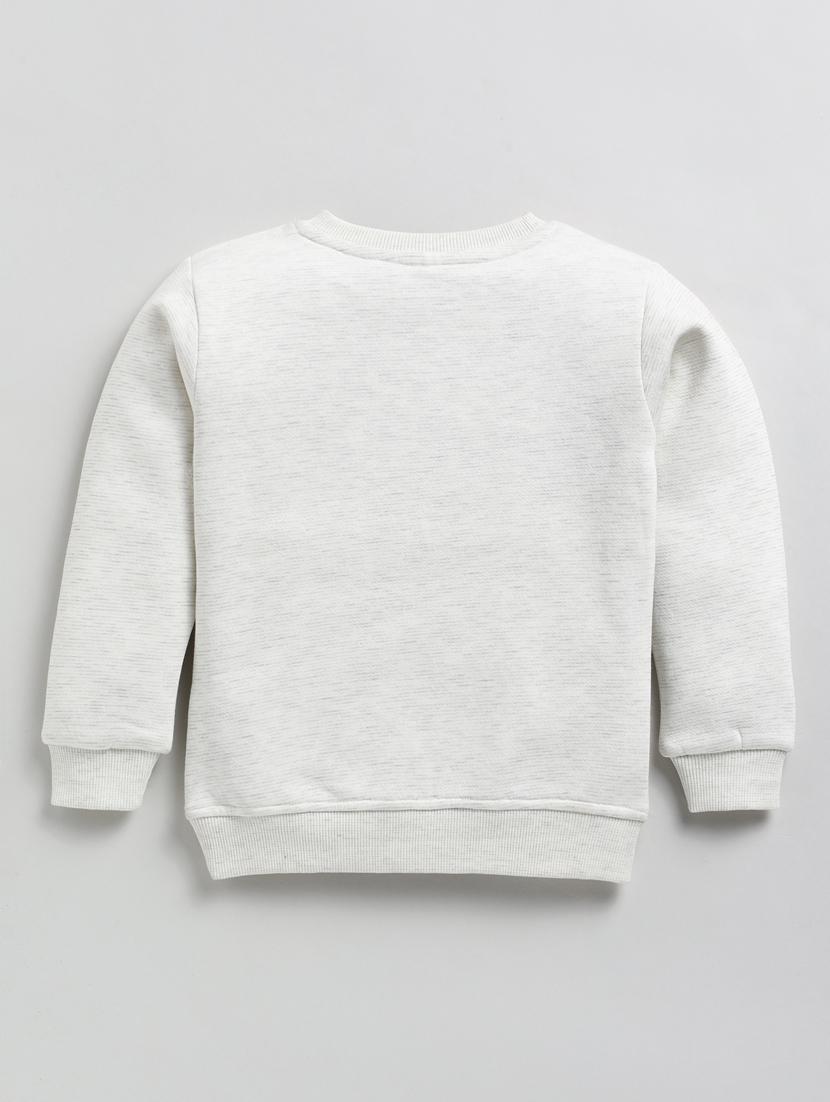 girls round neck typographic regular sweatshirt - 20593184 -  Standard Image - 1