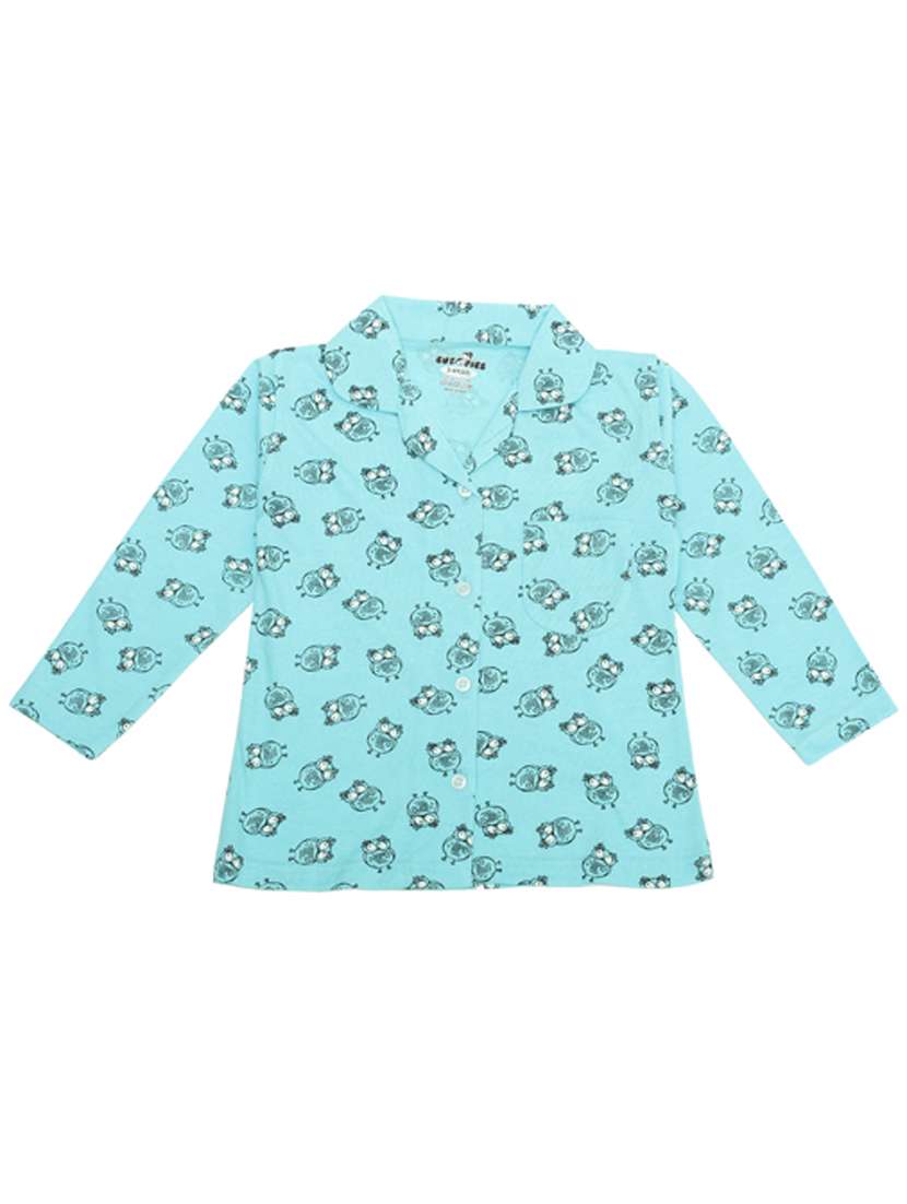 kids cotton pyjama nightwear set - 20593273 -  Standard Image - 1