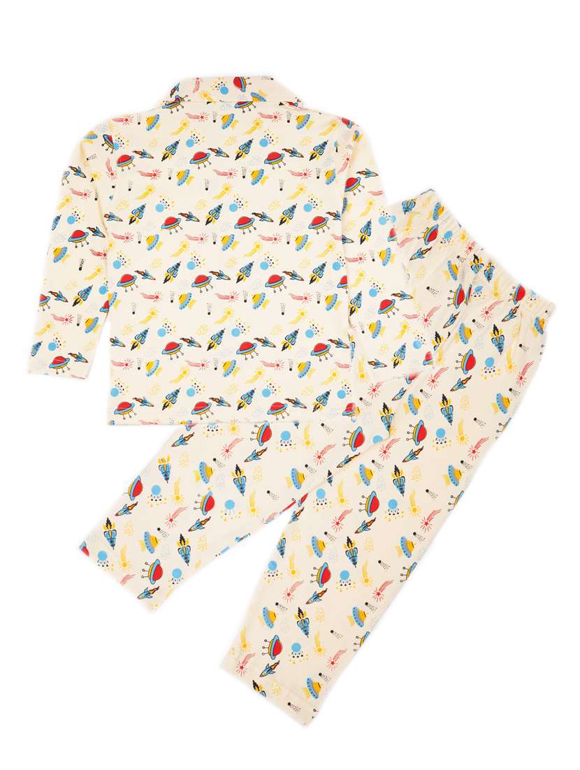 kids cotton pyjama nightwear set - 20593292 -  Standard Image - 1