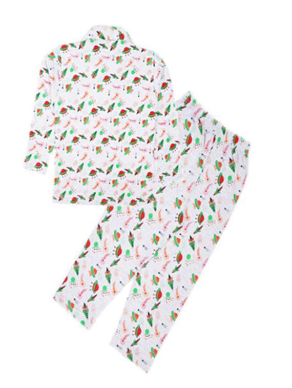 kids cotton pyjama nightwear set - 20593293 -  Standard Image - 1