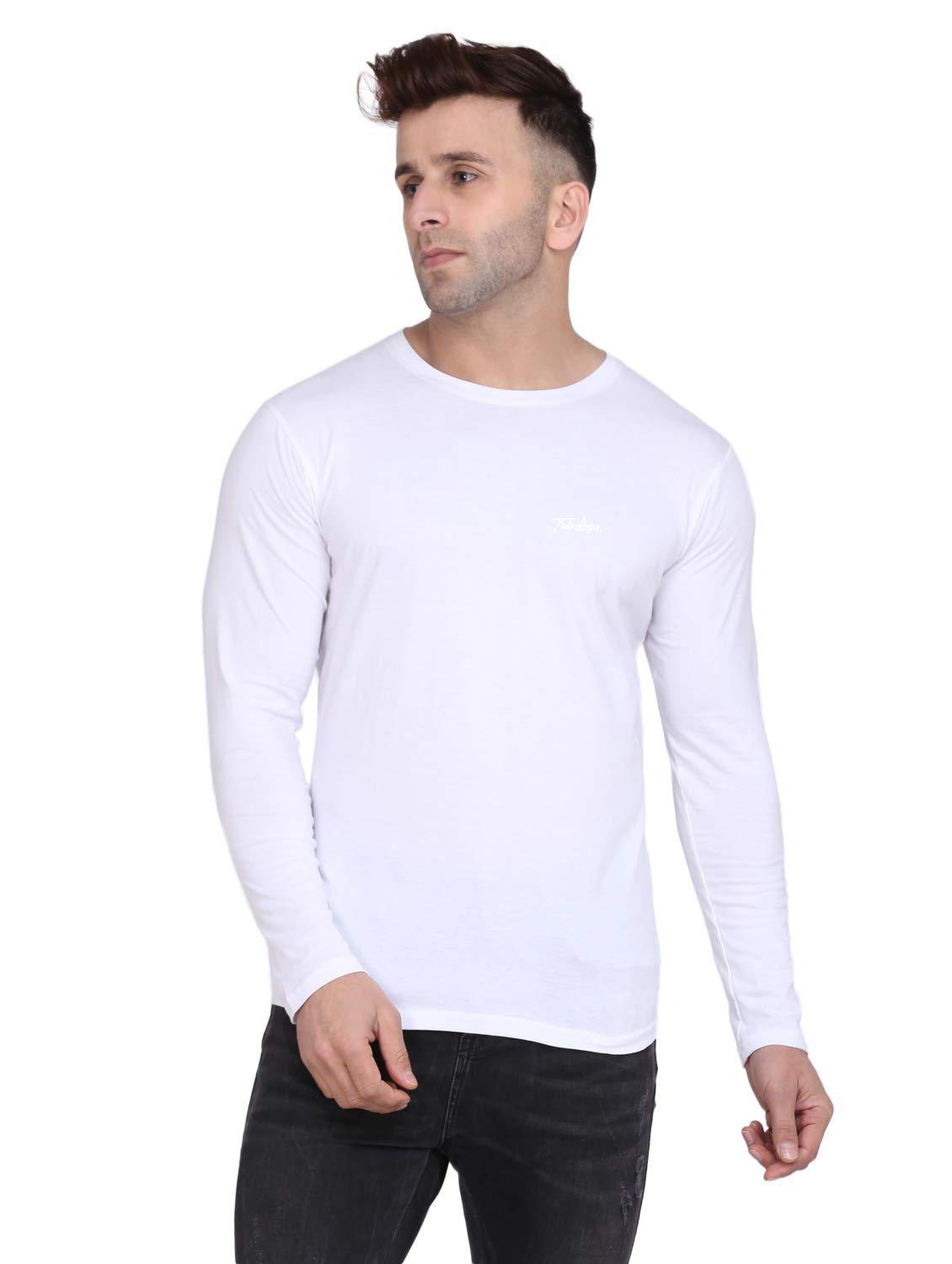 multi colored cotton blend plain tshirt - 20594304 - Standard Image - 1