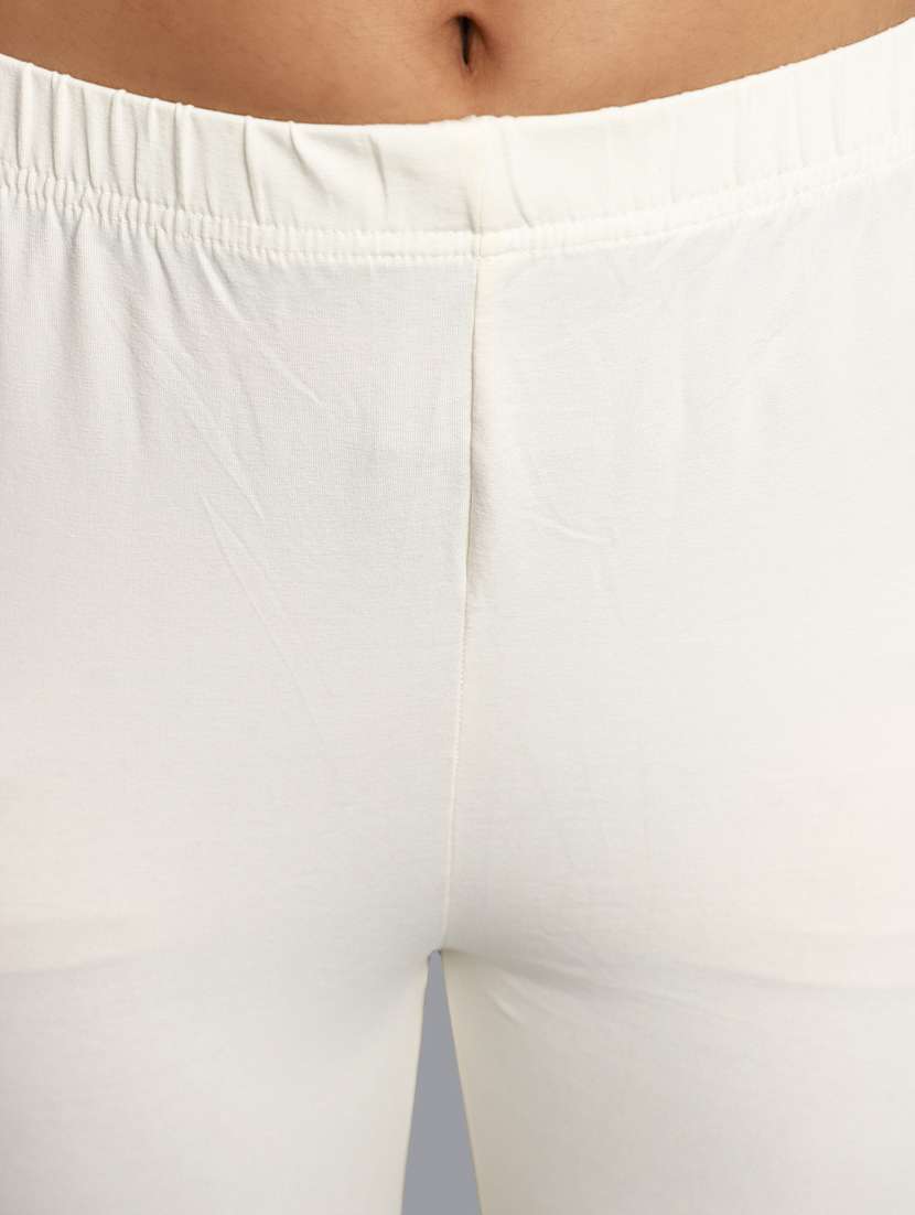 women solid cotton legging - 20594601 -  Standard Image - 4