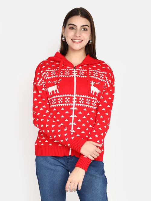 women self designed long sleeves cardigan - 20594741 -  Standard Image - 0