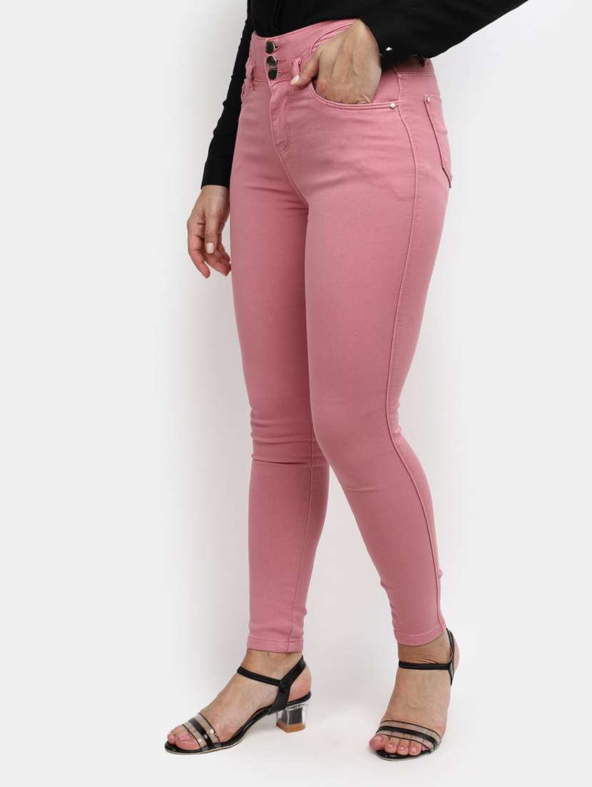 women's plain slim fit jeans - 20594920 -  Standard Image - 1