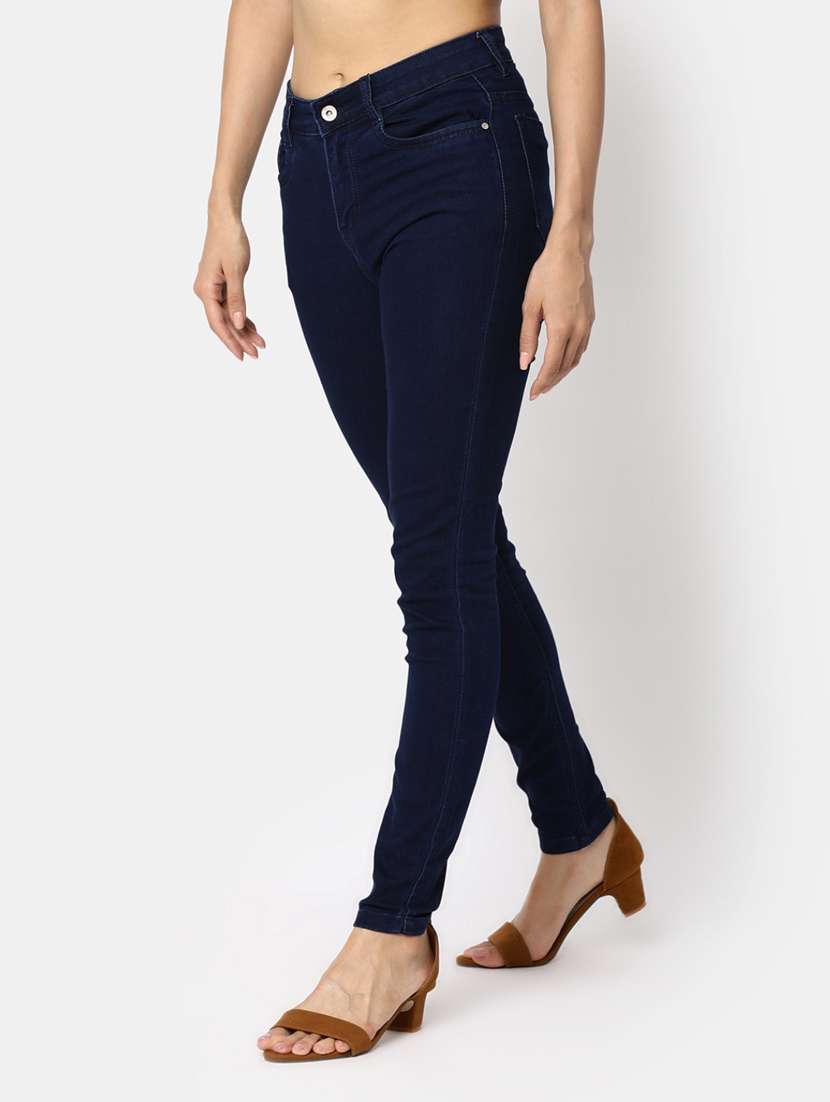 women's plain slim fit jeans - 20594925 -  Standard Image - 1