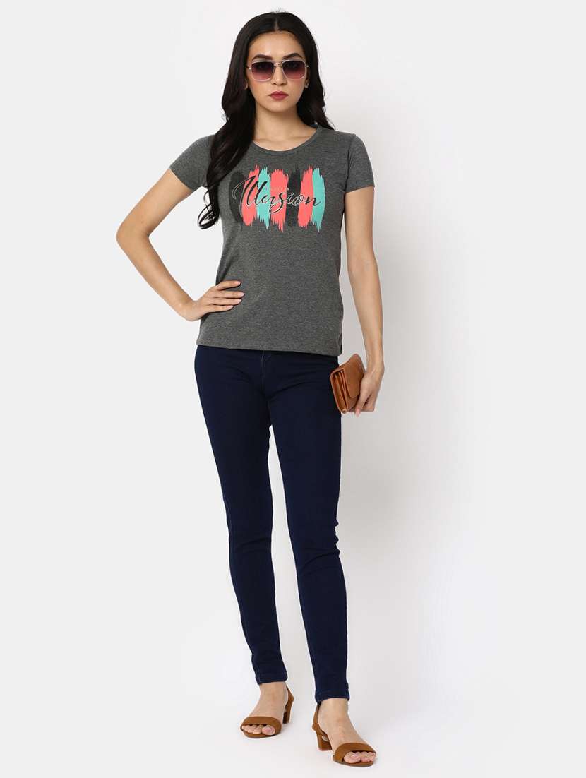 women's plain slim fit jeans - 20594925 -  Standard Image - 4