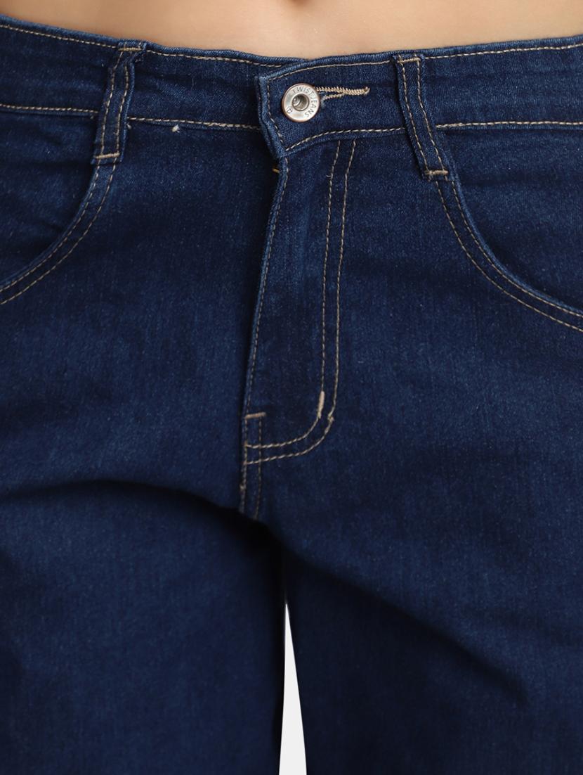women's plain wide leg jeans - 20594950 - Standard Image - 4